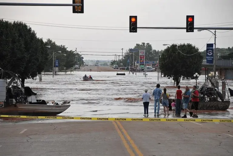 Flash floods often result from storms repeatedly crossing the same area