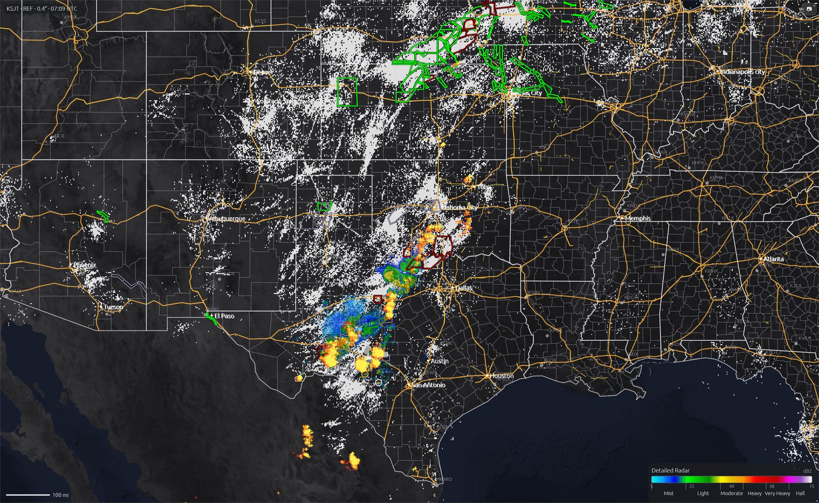 MRMS 24-hour rotation tracks